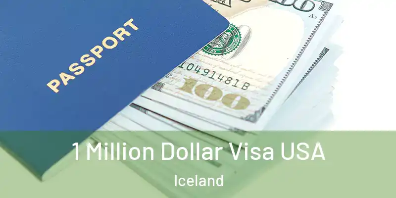 1 Million Dollar Visa USA Iceland